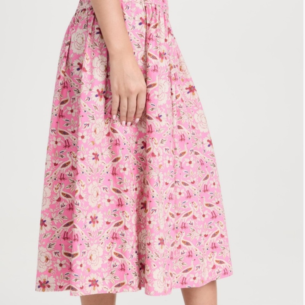 Rhode Sia Floral midi skirt